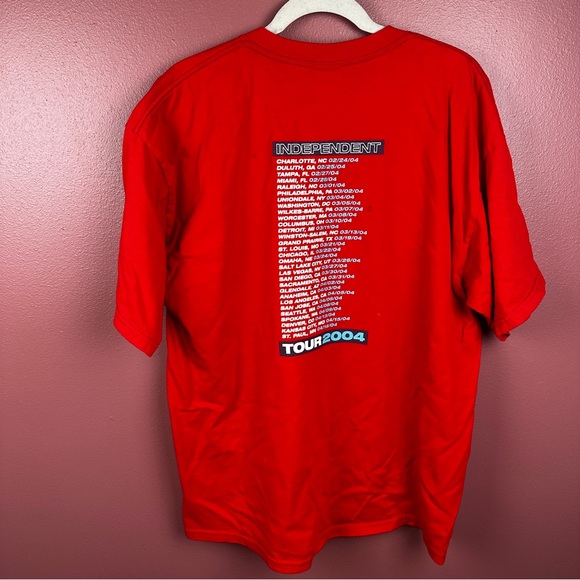 Clay Aiken Independent Tour 2004 Red Graphic T-Shirt Size XL - Picture 6 of 7